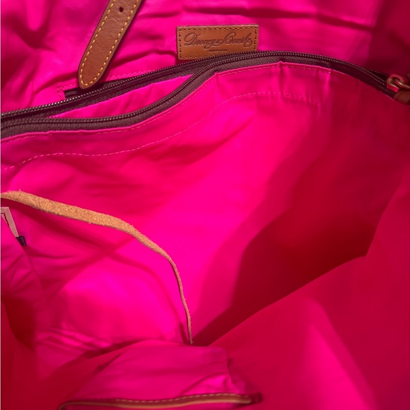 Dooney & Bourke Mustard and Tan Tote Bag - Picture 12 of 12